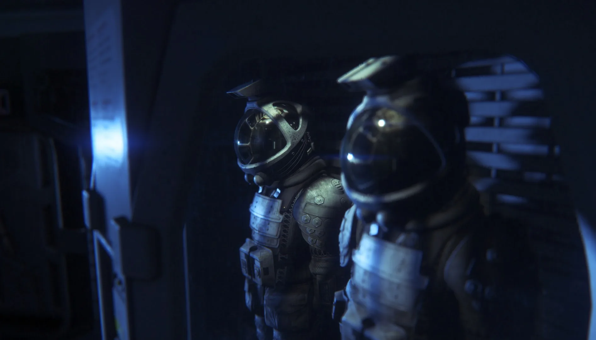 Кадр из Alien: Isolation — индустриальное ядро станции